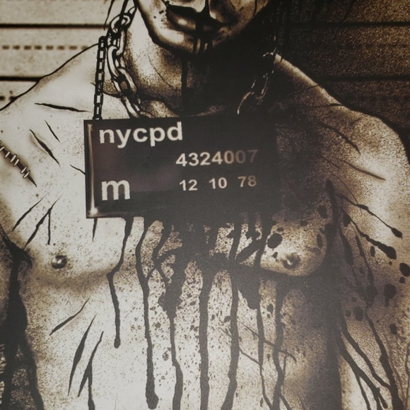 Lowbrow Sid Vicious Police Linup Mugshot 12" x 18" Tattoo Art Print Sex Pistols - Picture 7 of 8